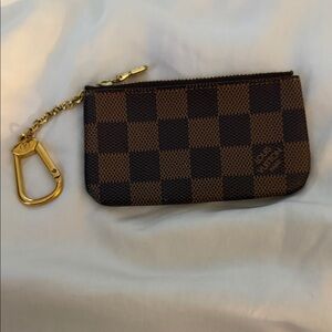 Authentic Louis Vuitton Ebene Key Pouch
